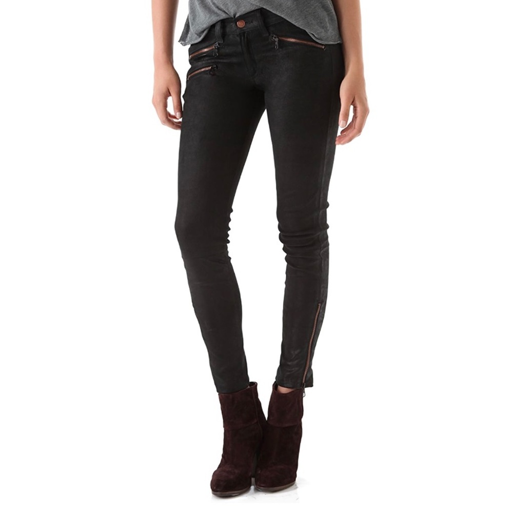 Rag & Bone Lamb Suede Skinny Pants